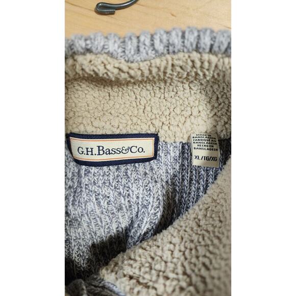 GH Bass Sweater Men's XL Sweater Off White - Picture 2 of 6